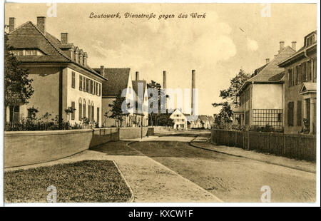 21884-Lautawerk-1921-Dionstraße-Brück & Sohn Kunstverlag Stock Photo