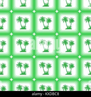 Seamless Pattern, Palms Stock Vector