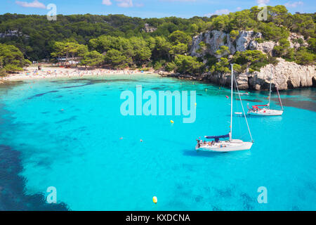 Cala Macarella,Menorca,Spain Stock Photo