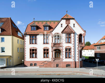 Old Police Station Deichstraße,Cuxhaven,Lower Saxony,Germany Stock Photo