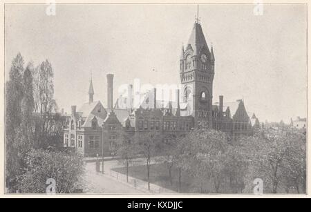 Chicago, Milwaukee and St. Paul railway Depot, Milwaukee, Wis. Stock Photo