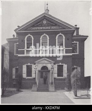 Carpenters' hall, Meeting Place of the First Continental Congress, 1774 Stock Photo