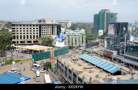 Elevated view of Westlands, Nairobi, Kenya Stock Photo - Alamy