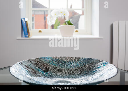 Detail of Ornamental glass plate Stock Photo