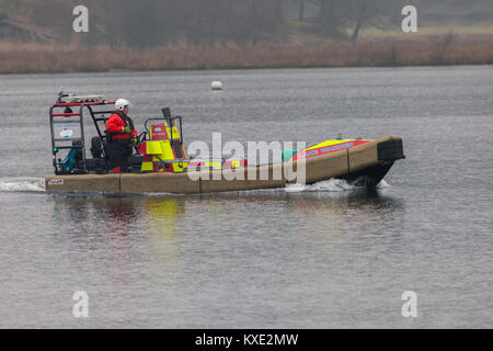 The Lake Windermere Warden Patrol Boat Stock Photo