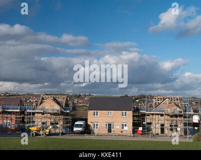 New housing development in Grantham, Lincolnshire, England, UK Stock Photo