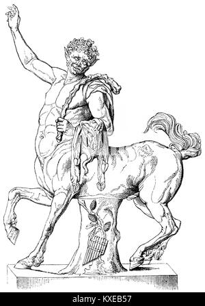 A centaur, Greek mythology Stock Photo