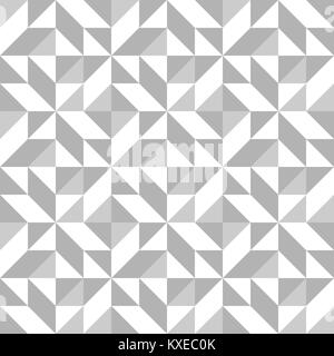 Abstract seamless pattern with grey triangle. Vector illustration Stock Vector