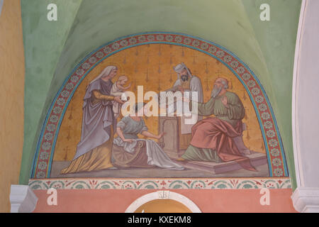 Alexis Douce de la Salle Triptyque du chœur de l'église de Pollionnay