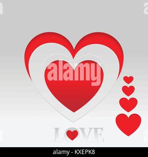 valentines day background vector heart shape for greeting love card design valentines day background vector heart shape for greeting love card design