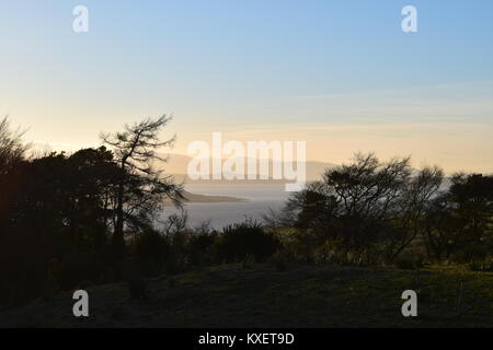 Sunset in Largs Scotland Stock Photo