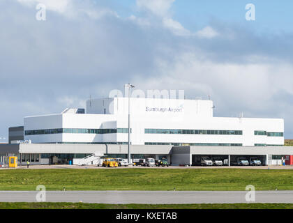 Sumburgh Airport, Shetland Islands, Scotland, UK Stock Photo