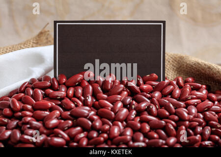 Red Beans In Bag On White Background Stock Photo, Picture and Royalty Free  Image. Image 13055833.