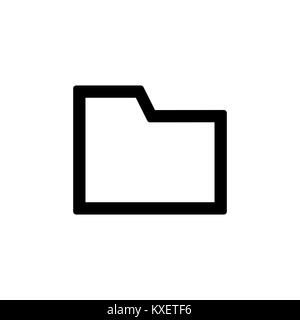 Folder icon flat design template vector illustration Stock Vector Image ...