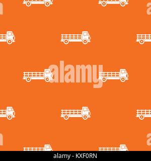 Truck pattern seamless Stock Vector