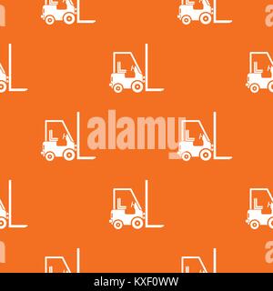 Stacker loader pattern seamless Stock Vector