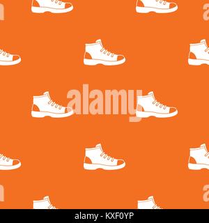 Tourist shoe pattern seamless Stock Vector