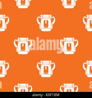 Sleeping bag pattern seamless Stock Vector