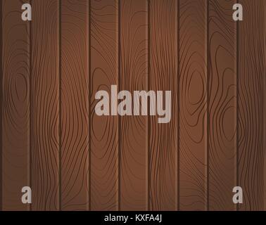 dark wood background texture created of separate boards Stock Vector