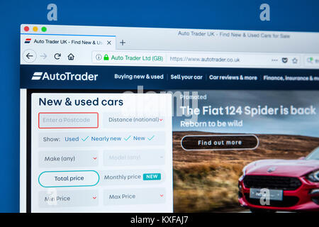 Auto trader autotrader website used car cars dealer homepage online ...