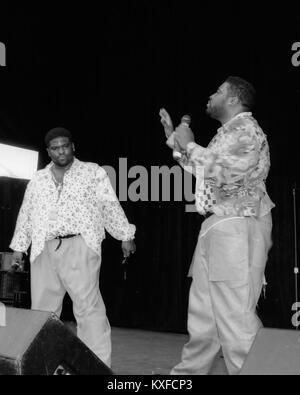MOUNTAIN VIEW, CA - JULY 31: Levert at KMEL Summer Jam 1993 at The Shoreline Amphitheater in Mountain View, California on July 31, 1993. Credit: Pat Johnson/MediaPunch Stock Photo