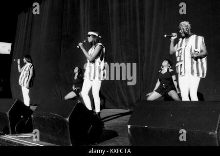 MOUNTAIN VIEW, CA - JULY 31: SWV at KMEL Summer Jam 1993 at The Shoreline Amphitheater in Mountain View, California on July 31, 1993. Credit: Pat Johnson/MediaPunch Stock Photo