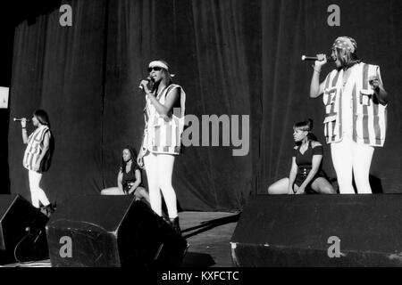 MOUNTAIN VIEW, CA - JULY 31: SWV at KMEL Summer Jam 1993 at The Shoreline Amphitheater in Mountain View, California on July 31, 1993. Credit: Pat Johnson/MediaPunch Stock Photo