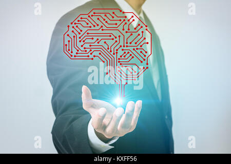 AI (artificial intelligence) concept. Stock Photo