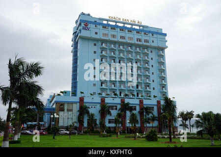 QUY NHON, VIETNAM - 21 JANUARY 2017 Khach San Nai Au hotel Stock Photo