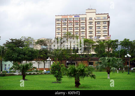 QUY NHON, VIETNAM - 21 JANUARY 2017 Hoang Ten hotel Stock Photo