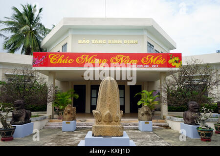 QUY NHON, VIETNAM - 21 JANUARY 2017 Entrance of Binh Dinh Museum Stock Photo