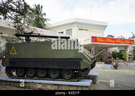 QUY NHON, VIETNAM - 21 JANUARY 2017Inner yard of Binh Dinh Museum Stock Photo