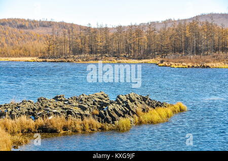 Inner Mongolia, Inner Mongolia, China. 9th Jan, 2018. Inner Mongolia, CHINA-9th January 2018:(EDITORIAL USE ONLY. CHINA OUT) .Early winter scenery of Arxan Mountain in north China's Inner Mongolia Autonomous Region. Credit: SIPA Asia/ZUMA Wire/Alamy Live News Stock Photo