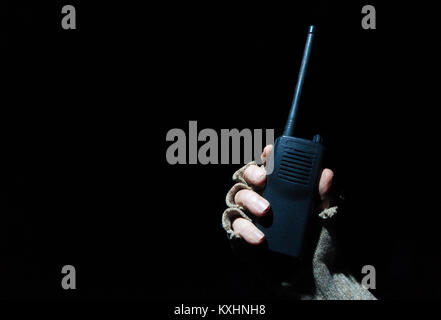 A wideband radio scanner that can receive signals from a vast range of  transmissions Stock Photo - Alamy