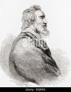 Henry IV, aka Good King Henry, 1553 – 1610.  King of Navarre (as Henry III) from 1572 to 1610 and King of France from 1589 to 1610.  From Ward and Lock's Illustrated History of the World, published c.1882. Stock Photo