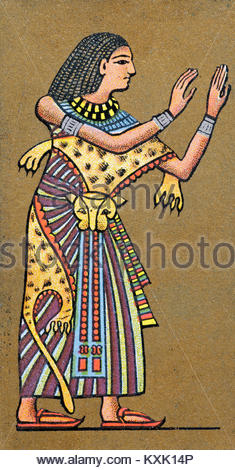 Egyptian Priests Stock Photo - Alamy