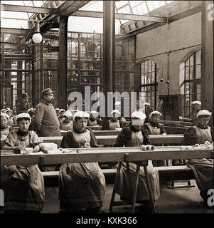Factory Girls Stock Photo
