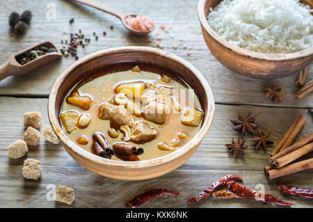 Thai Massaman Curry Stock Photo