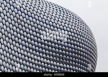 Corner of the iconic Selfridges Building in the heart of Birmingham city centre.  The building, which is part of the Bullring shopping centre was comp Stock Photo