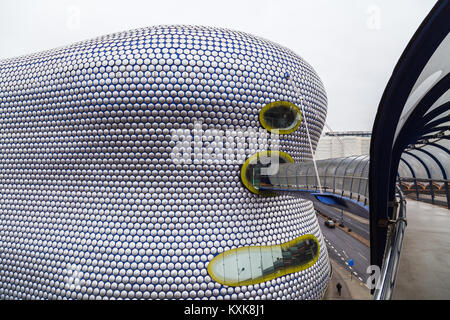 The iconic Selfridges Building in the heart of Birmingham city centre.  The building, which is part of the Bullring shopping centre was completed in 2 Stock Photo