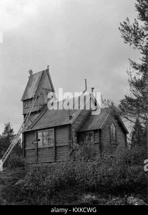 Norra Bergnäs Chapel in Sweden is a wooden chapel built in the early ...