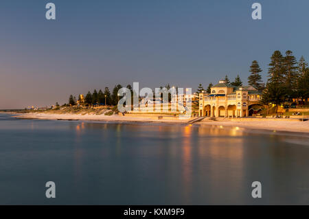 Evening mood at famous Cottesloe Beach. Stock Photo
