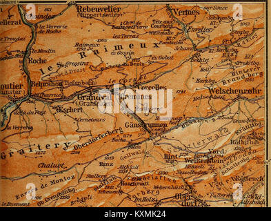 'Switzerland ; and the adjacent portions of Italy, Savoy and Tyrol ; handbook for travellers' (1913) Stock Photo