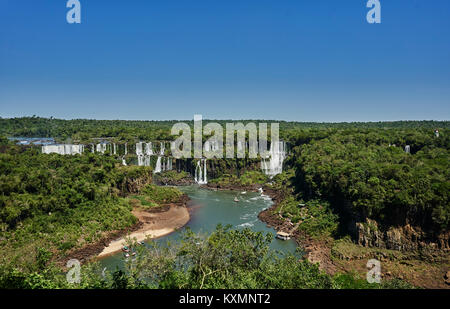 Iguazu waterfalls,Foz de Iguassu,Parana,Brazil,South America Stock Photo