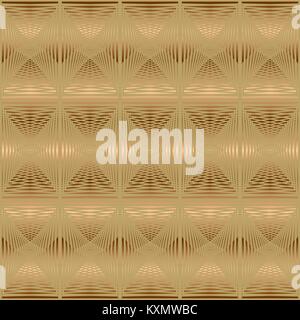 Knitted bronze background of lines bronze color Stock Vector