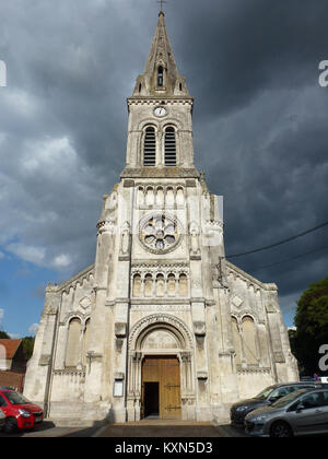 Blendecques (Pas-de-Calais, Fr) église Saint-Colombe (03) Stock Photo