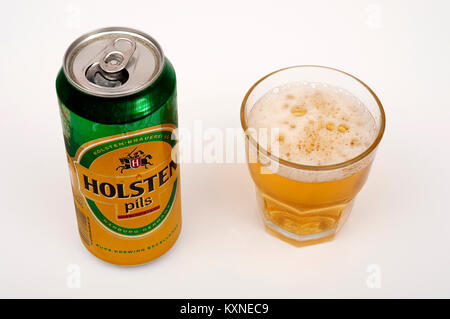 Holsten Pils beer Stock Photo