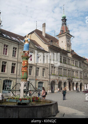 Lausanne City Hall Stock Photo