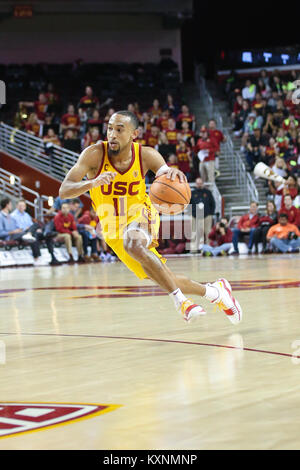 January 10, 2018: USC Trojans forward Chimezie Metu (4) drives to the ...