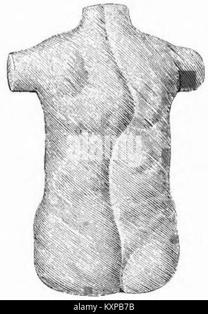 Page from a 19th-century catalogue by Rainal Frères, illustrating corsets and related fashion items, highlighting clothing design and fashion trends of the period. Stock Photo